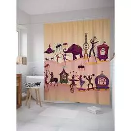 Шторка-занавеска для ванной JOYARTY