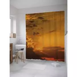 Шторка-занавеска для ванной JOYARTY