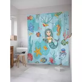 Шторка-занавеска для ванной JOYARTY