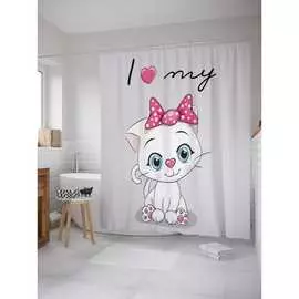 Шторка-занавеска для ванной JOYARTY