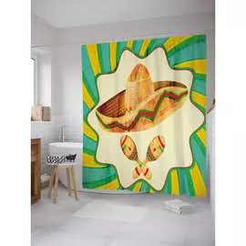 Шторка-занавеска для ванной JOYARTY