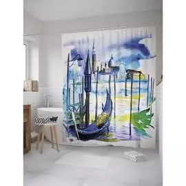 Шторка-занавеска для ванной JOYARTY