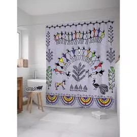 Шторка-занавеска для ванной JOYARTY