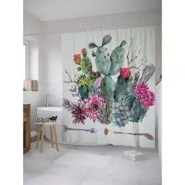 Шторка-занавеска для ванной JOYARTY