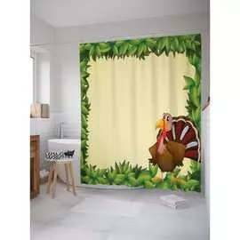 Шторка-занавеска для ванной JOYARTY