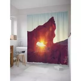 Шторка-занавеска для ванной JOYARTY