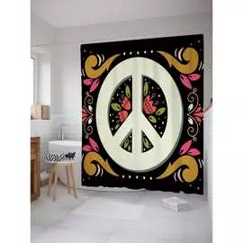 Шторка-занавеска для ванной JOYARTY