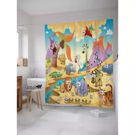 Шторка-занавеска для ванной JOYARTY