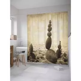 Шторка-занавеска для ванной JOYARTY