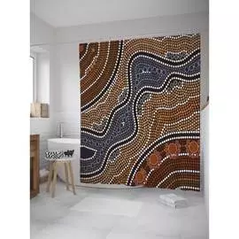 Шторка-занавеска для ванной JOYARTY