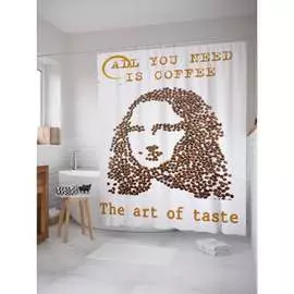 Шторка-занавеска для ванной JOYARTY