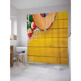 Шторка-занавеска для ванной JOYARTY