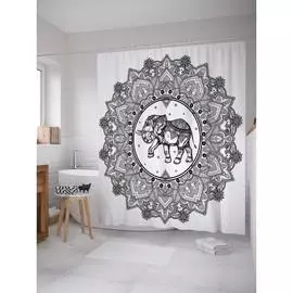 Шторка-занавеска для ванной JOYARTY