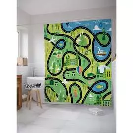 Шторка-занавеска для ванной JOYARTY