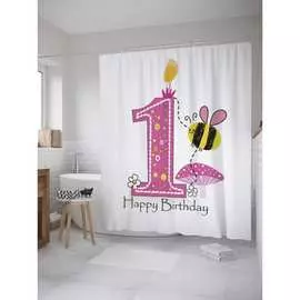 Шторка-занавеска для ванной JOYARTY