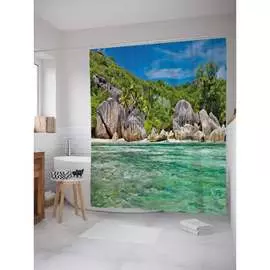 Шторка-занавеска для ванной JOYARTY