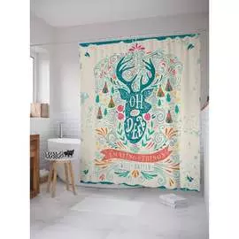 Шторка-занавеска для ванной JOYARTY