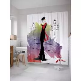 Шторка-занавеска для ванной JOYARTY