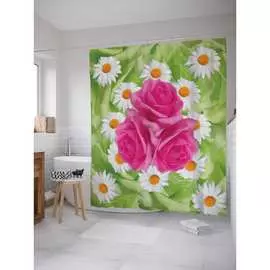 Шторка-занавеска для ванной JOYARTY