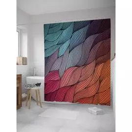 Шторка-занавеска для ванной JOYARTY