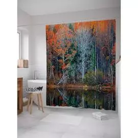 Шторка-занавеска для ванной JOYARTY