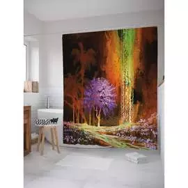 Шторка-занавеска для ванной JOYARTY