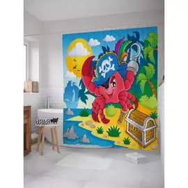 Шторка-занавеска для ванной JOYARTY