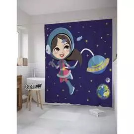 Шторка-занавеска для ванной JOYARTY