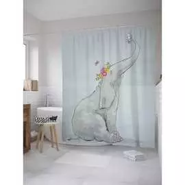 Шторка-занавеска для ванной JOYARTY