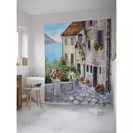 Шторка-занавеска для ванной JOYARTY