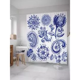 Шторка-занавеска для ванной JOYARTY