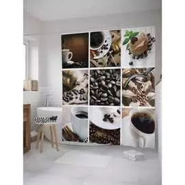 Шторка-занавеска для ванной JOYARTY