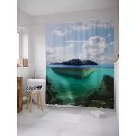 Шторка-занавеска для ванной JOYARTY