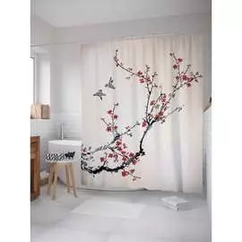 Шторка-занавеска для ванной JOYARTY