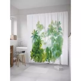 Шторка-занавеска для ванной JOYARTY