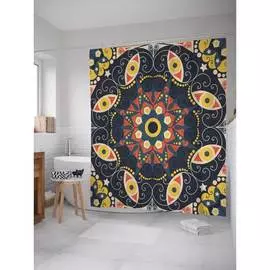 Шторка-занавеска для ванной JOYARTY