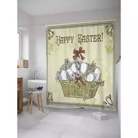 Шторка-занавеска для ванной JOYARTY