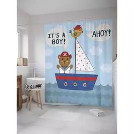 Шторка-занавеска для ванной JOYARTY