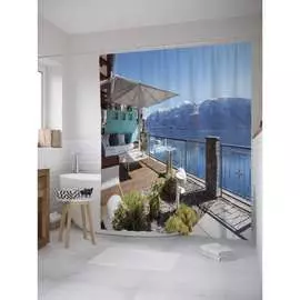 Шторка-занавеска для ванной JOYARTY