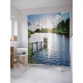 Шторка-занавеска для ванной JOYARTY