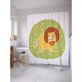 Шторка-занавеска для ванной JOYARTY