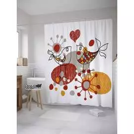 Шторка-занавеска для ванной JOYARTY