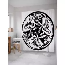 Шторка-занавеска для ванной JOYARTY