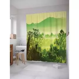 Шторка-занавеска для ванной JOYARTY