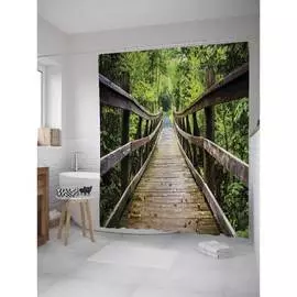 Шторка-занавеска для ванной JOYARTY