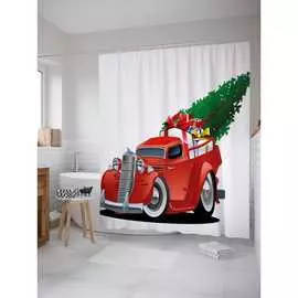 Шторка-занавеска для ванной JOYARTY