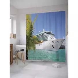 Шторка-занавеска для ванной JOYARTY