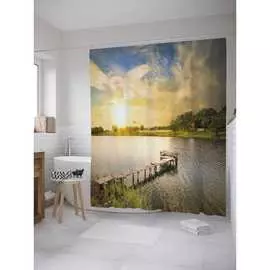 Шторка-занавеска для ванной JOYARTY