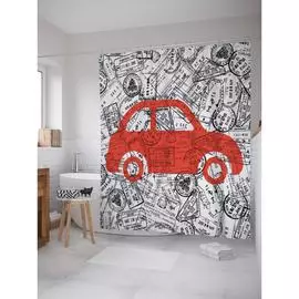 Шторка-занавеска для ванной JOYARTY