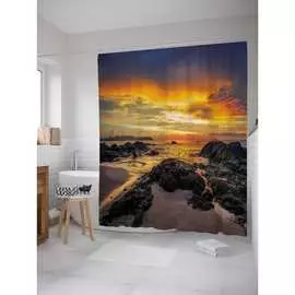 Шторка-занавеска для ванной JOYARTY